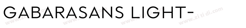 GabaraSans Light字体转换 GabaraSans Light字体转换